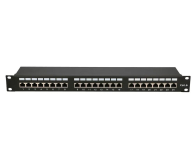ExtraLink  Patchpanel 24p 19" 1U STP 6 półka (czarna) - 1323251 - zdjęcie 3